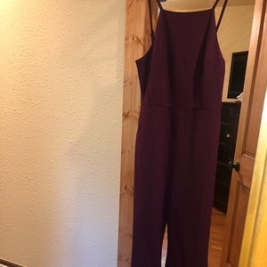 Nordstrom purple jumpsuit